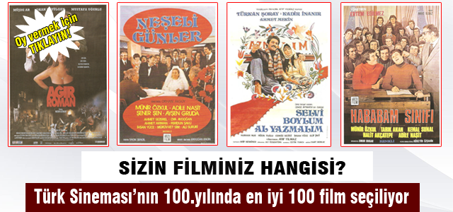 Türk Sineması en iyi 100 filmini seçiyor