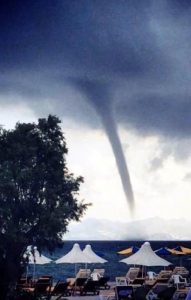 Hortum Bodrum'u teğet geçti