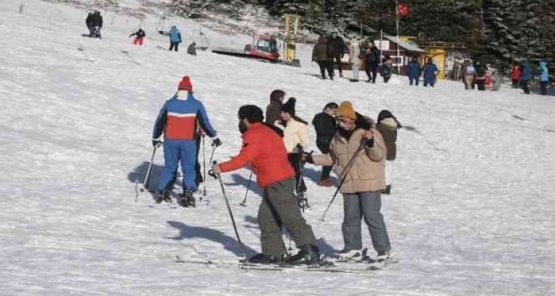 Uludağ'da pistler doldu