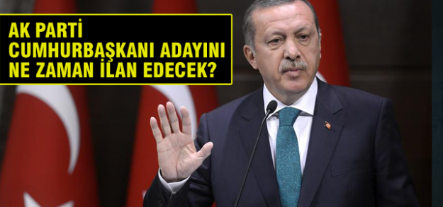 AK Parti cumhurbaşkanı adayını ne zaman açıklayacak?