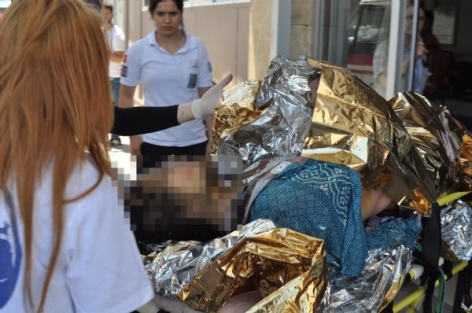 Bunalıma giren kadın kendini ateşe verdi