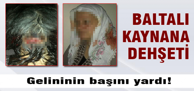 Baltalı kaynana dehşeti