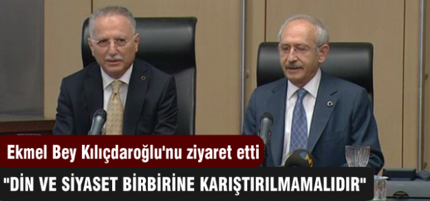 Ekmel Bey ile Kılıçdaroğlu bir araya geldi