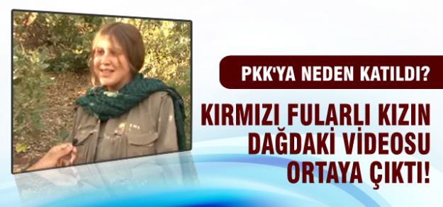 Kırmızı fularlı kızın dağdaki videosu çıktı