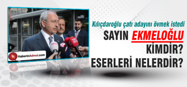 Kılıçdaroğlu çatı adayının ismini yanlış söyledi