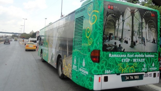 Otobüslere Ramazan ayarı