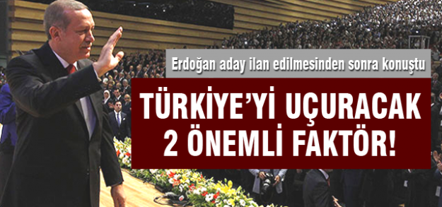 AK Parti'nin köşk adayı Recep Tayyip Erdoğan