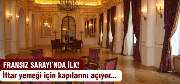 Fransız Sarayı'nda bir ilk!