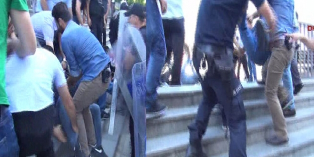 İstanbul Adalet Sarayı önünde gerginlik