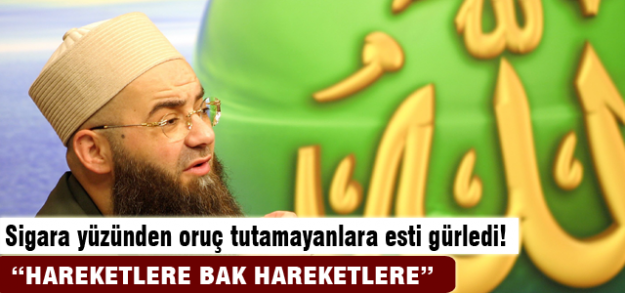 Cübbeli Hoca sigara yüzünden oruç tutmayanlara esti gürledi
