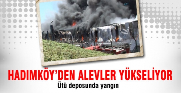 Hadımköy alevlere teslim