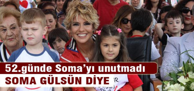 Gülben Ergen Soma'yı unutmadı