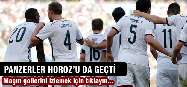 Almanya - Fransa maçın golleri / TIKLA İZLE