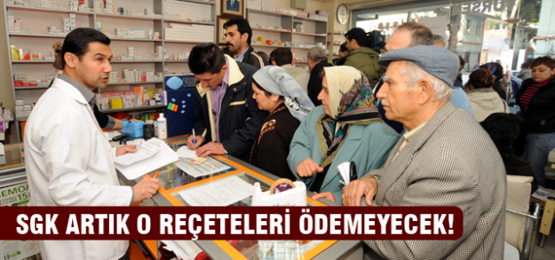 Bu reçeteleri artık SGK ödemeyecek!