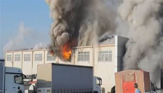 Çorlu’da kimya fabrikasında yangın