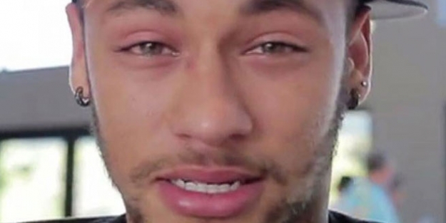Neymar ağlayarak veda etti