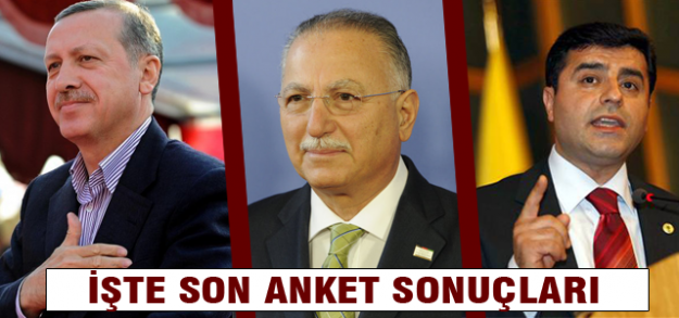 İşte son anket sonuçları!