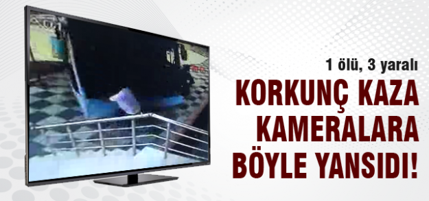 Maltepe'de korkunç kazanın görüntüleri