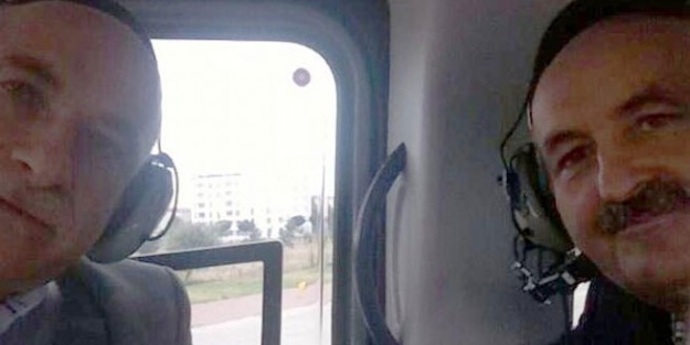 Bakandan helikopter selfiesi