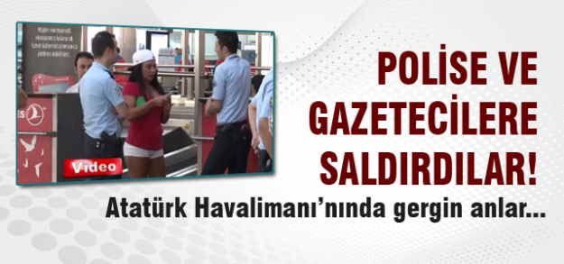 Havalimanını birbirine kattılar
