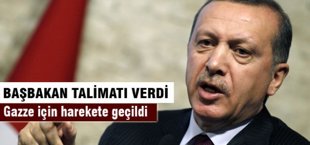 Başbakan, Gazze için harekete geçti!