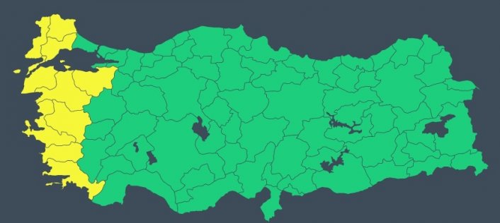 Fırtına geliyor! Meteoroloji Bursa dahil 10 ili sarı kodla uyardı