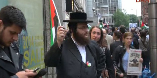 İsrail protestosuna Yahudiler'den destek