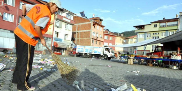 Başkan sekreterliğinden temizlik işçiliğine