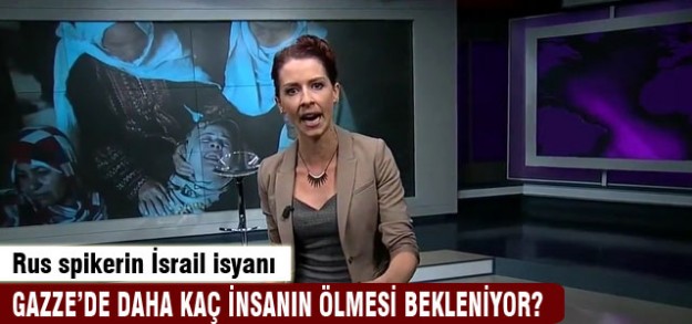 Rus spiker'in İsrail isyanı!