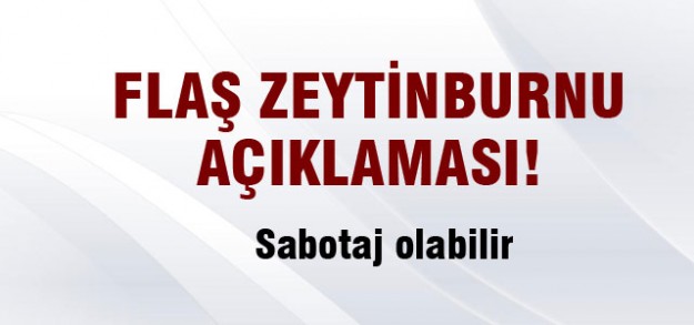 Flaş Zeytinburnu açıklaması!