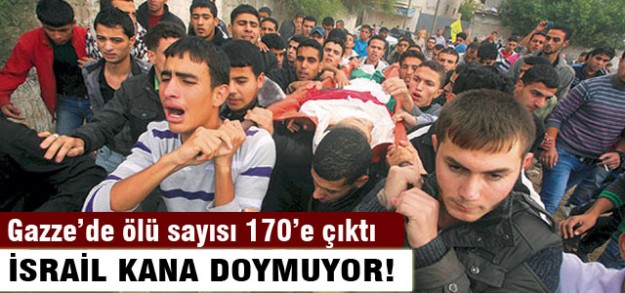 İsrail katliamı bitmek bilmiyor