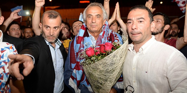Halilhodzic'e Trabzon'da coşkulu karşılama!