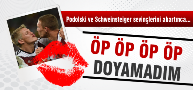 Podolski - Schweinsteiger sevinci