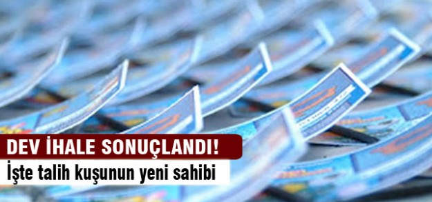 İşte talih kuşunun yeni sahibi