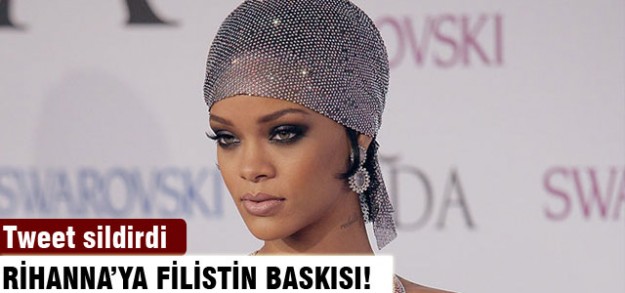 Rihanna'ya Filistin baskısı