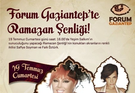 Forum Gaziantep'te Bu Hafta Sonu Kahkaha Fırtınası Var