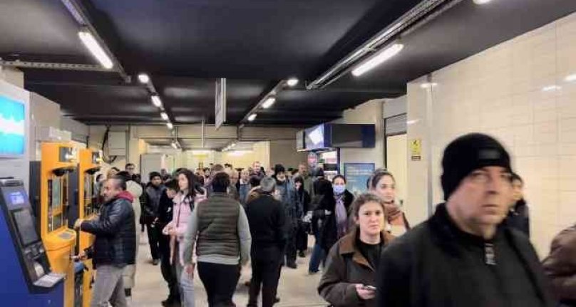 Bursa'da metro seferleri iptal oldu