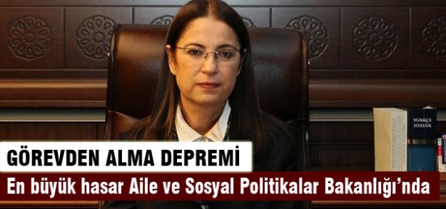 Bakanlık'ta görevden alma depremi