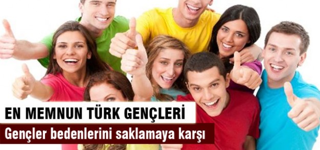 En memnun Türk gençleri