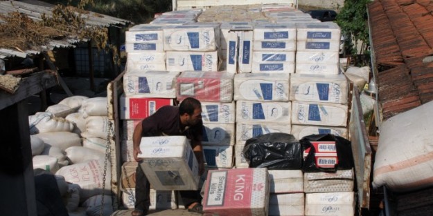 313 bin paket kaçak sigara yakalandı!