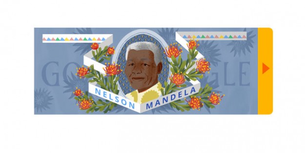 Google doodle Mandela'yı unutmadı