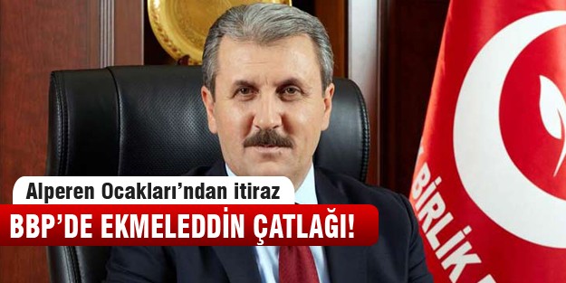 BBP'de Ekmeleddin krizi!