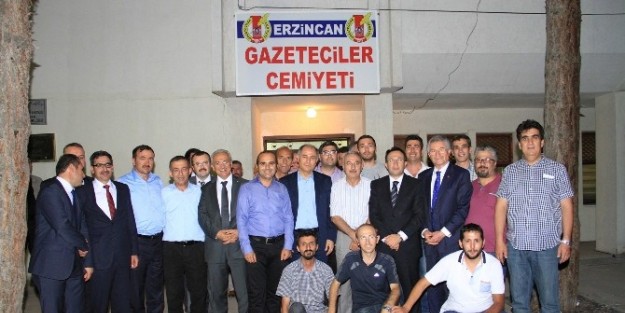 Bakan Ala’dan Erzincan Gazeteciler Cemiyeti’ne Ziyaret