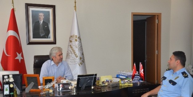 Asayiş Şube Müdürü Demiray, Başkan Hızlı'ya Veda Etti