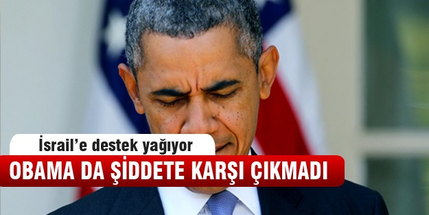 Obama da İsrail'e destek verdi