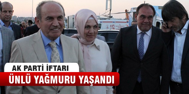 AK Parti iftarına ünlü yağmuru