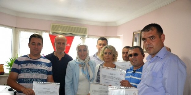 Çorlu'da Kahveciler Hijyen Belgelerini Aldı