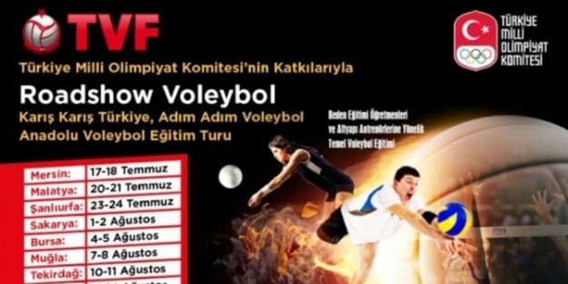 Tekirdağ’da Voleybol Anadolu Turnesi Roadshow Eğitim Semineri Düzenlenecek