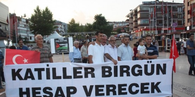 Safranbolu’da İsrail Eylemi