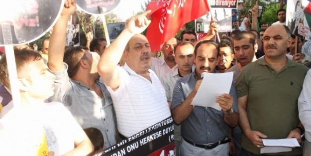 Bingöl'de İsrail Protestosu